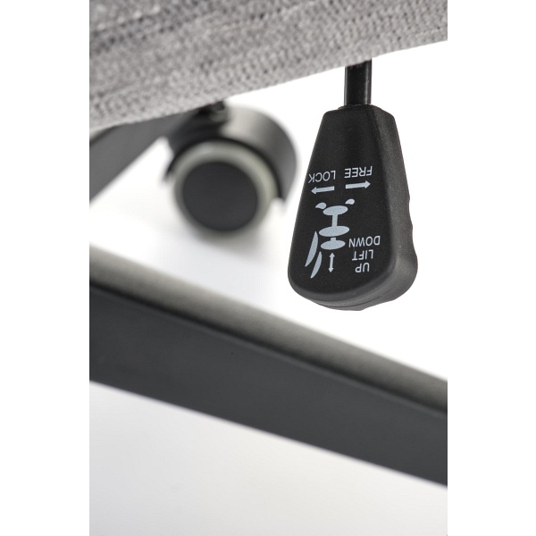 Fotel ADRIANO obrotowy popielaty - Halmar