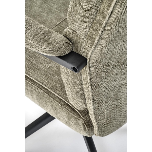 Fotel ADRIANO obrotowy oliwkowy - Halmar