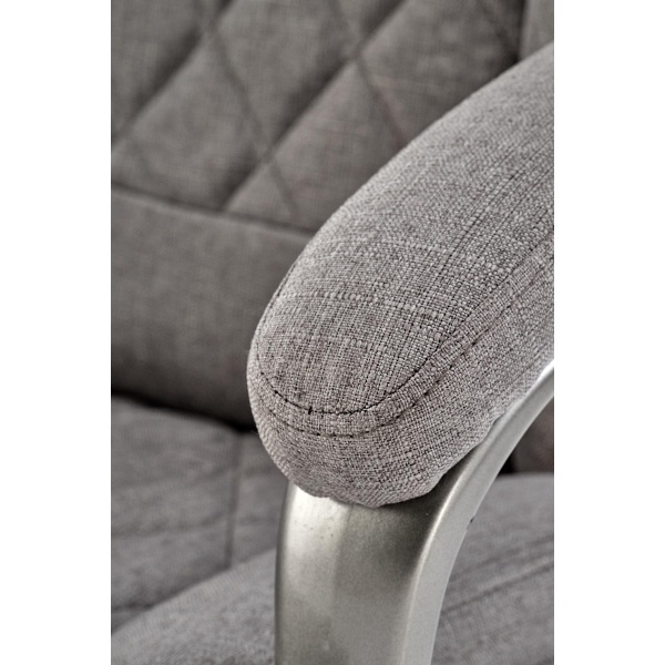 Fotel HELDER 2 gabinetowy popielaty - Halmar