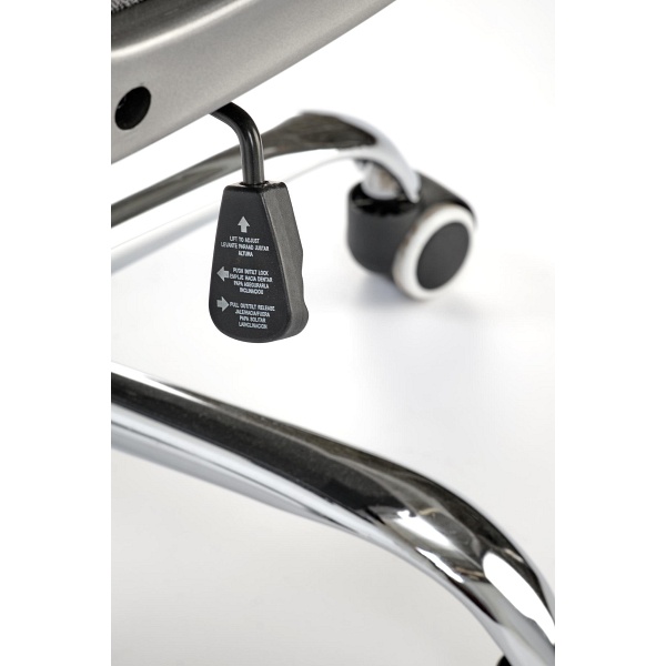 Fotel HELDER 2 gabinetowy popielaty - Halmar