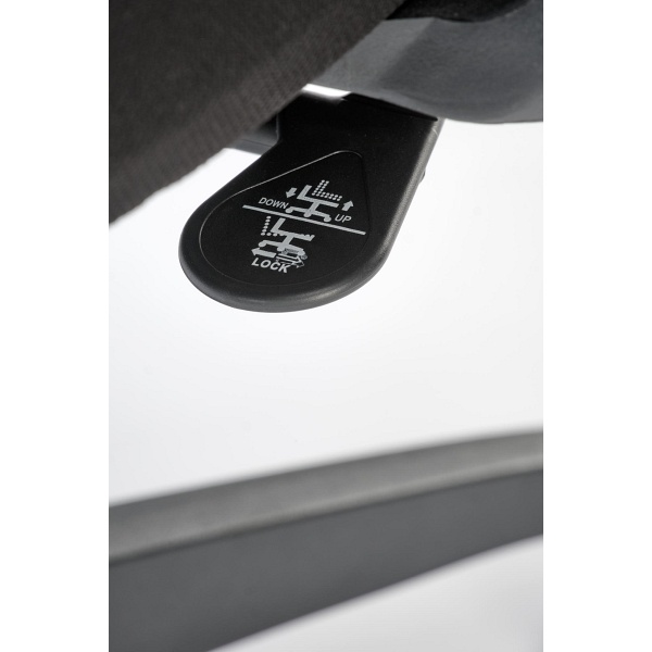 Fotel PABLO gabinetowy popielaty / czarny - Halmar