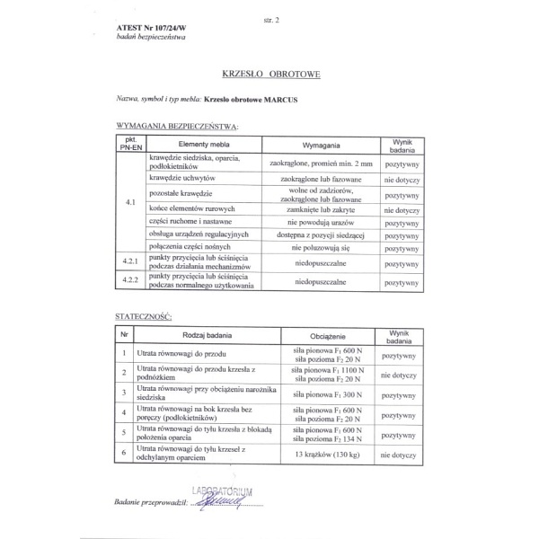 Fotel MARCUS gabinetowy czarny - Halmar