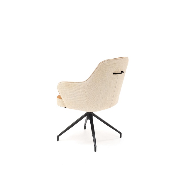 Krzesło K527 brązowy / beżowy - Halmar