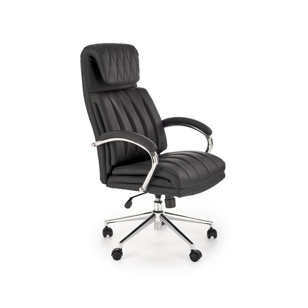 Fotel ROMANO gabinetowy czarny - Halmar