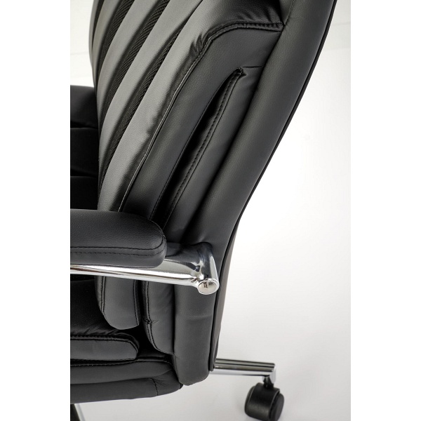 Fotel ROMANO gabinetowy czarny - Halmar