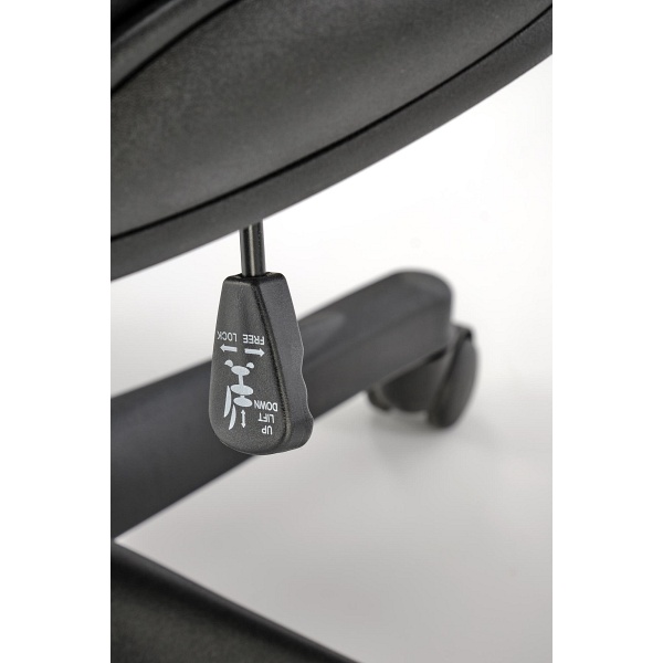 Fotel RAGNAR gabinetowy czarny / czerwony - Halmar