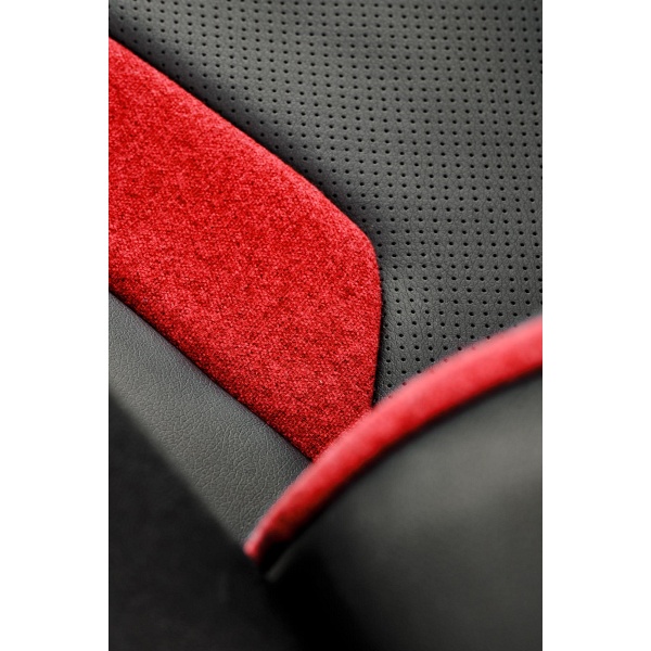 Fotel RAGNAR gabinetowy czarny / czerwony - Halmar