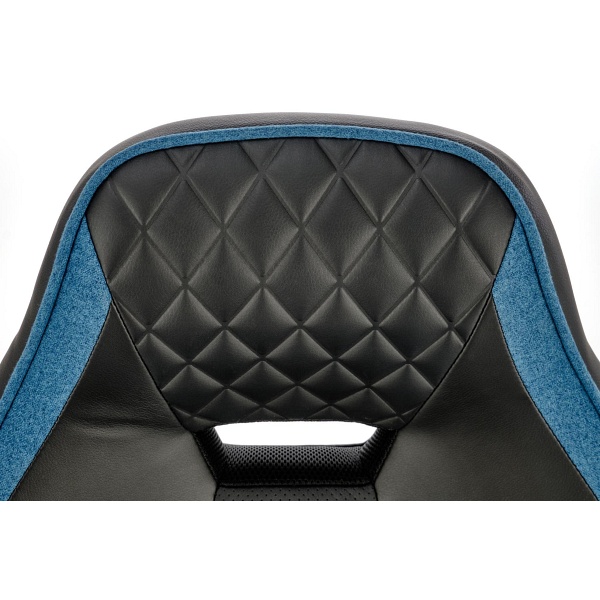 Fotel RAGNAR gabinetowy czarny / niebieski - Halmar