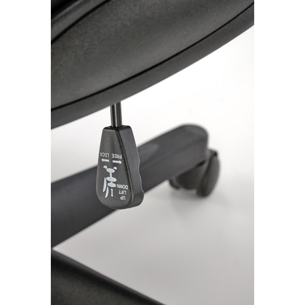 Fotel RAGNAR gabinetowy czarny / niebieski - Halmar