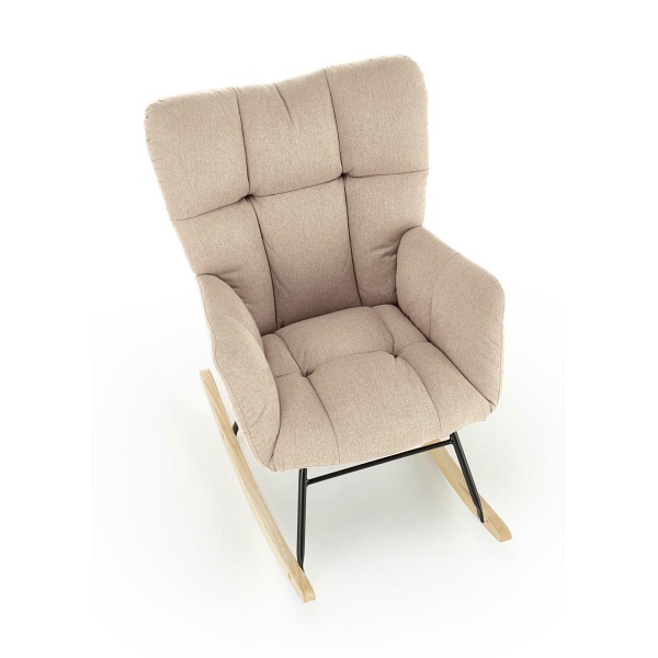 Fotel VASCO bujany beżowy - Halmar