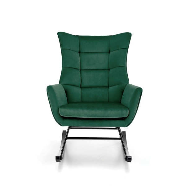 Fotel BAZALTO bujany c.zielony - Halmar
