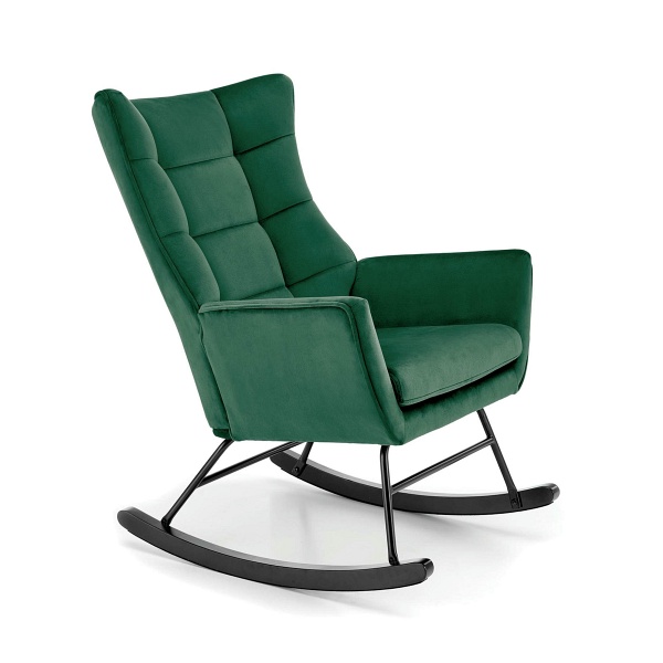 Fotel BAZALTO bujany c.zielony - Halmar