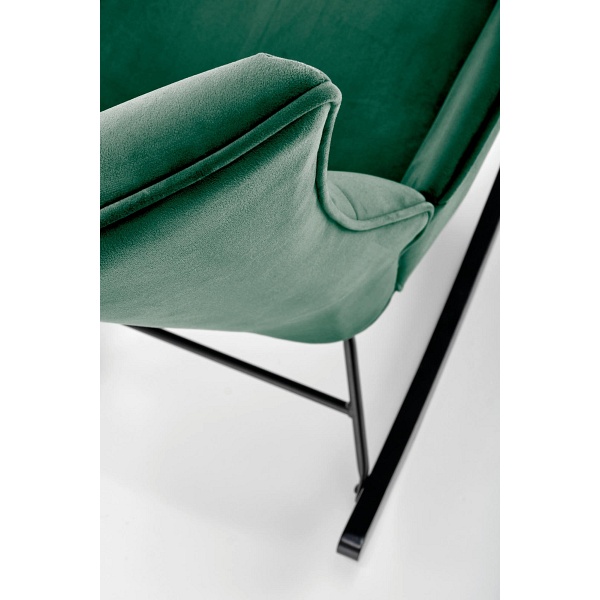 Fotel BAZALTO bujany c.zielony - Halmar