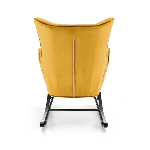 Fotel BAZALTO bujany musztardowy - Halmar