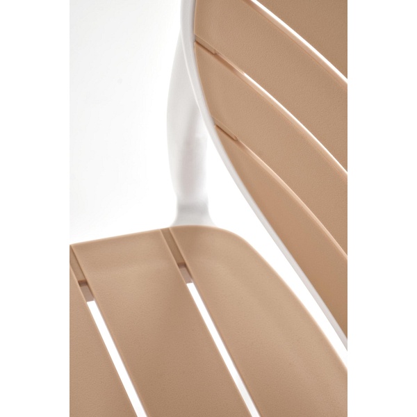 Krzesło K529 biały / naturalny - Halmar