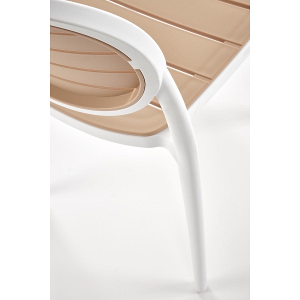 Krzesło K529 biały / naturalny - Halmar