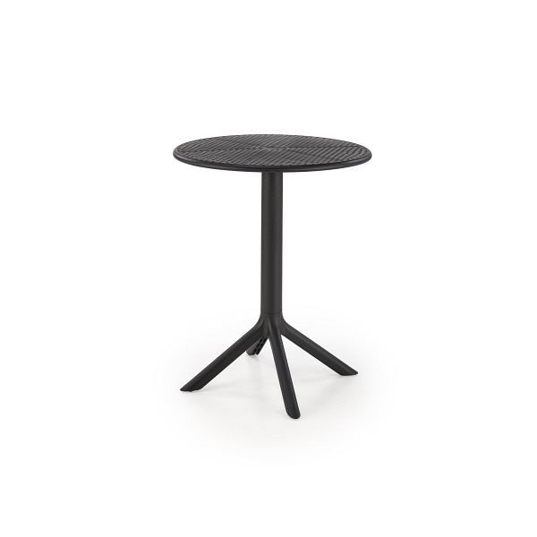 Stół CALVO okrągły czarny - Halmar