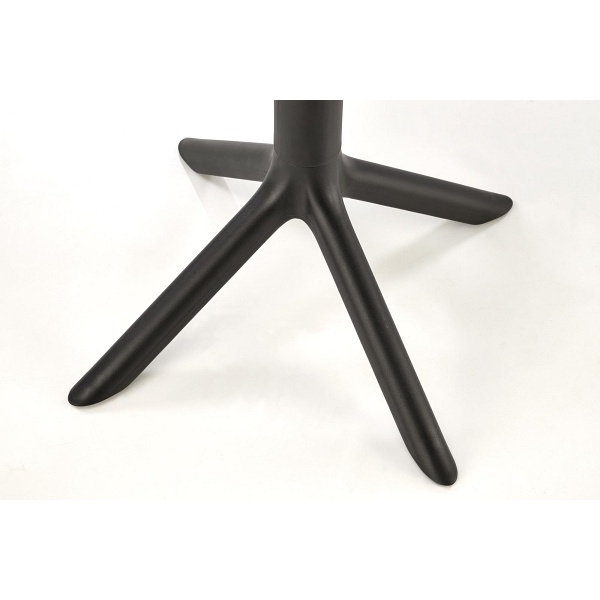 Stół CALVO okrągły czarny - Halmar