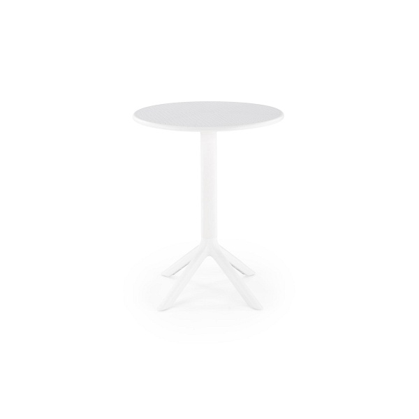 Stół CALVO okrągły biały - Halmar