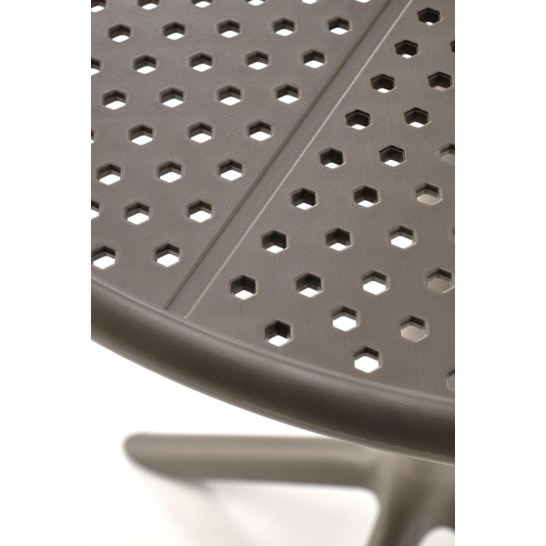 Stół CALVO okrągły khaki - Halmar