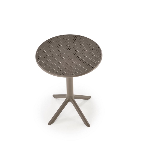 Stół CALVO okrągły khaki - Halmar