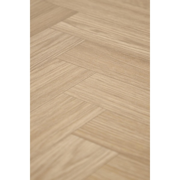 Stół BERTO blat - naturalny, noga - czarny - Halmar