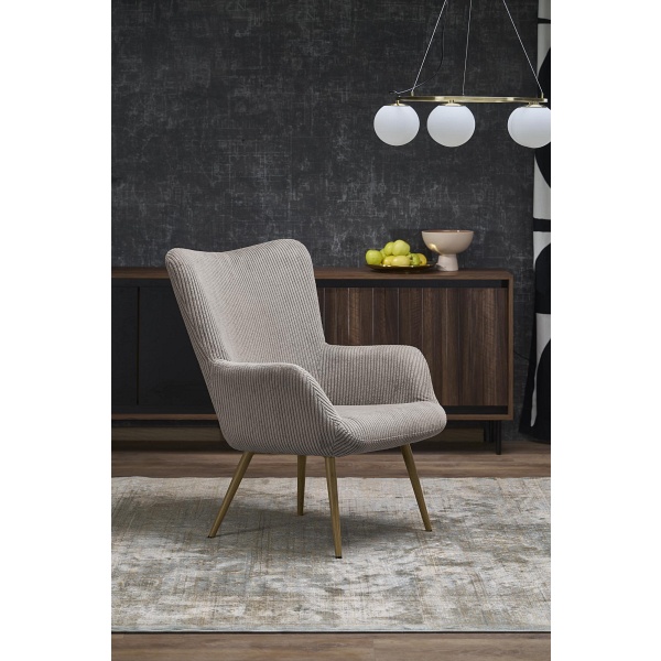 Fotel AMARO wypoczynkowy, popielaty - Halmar