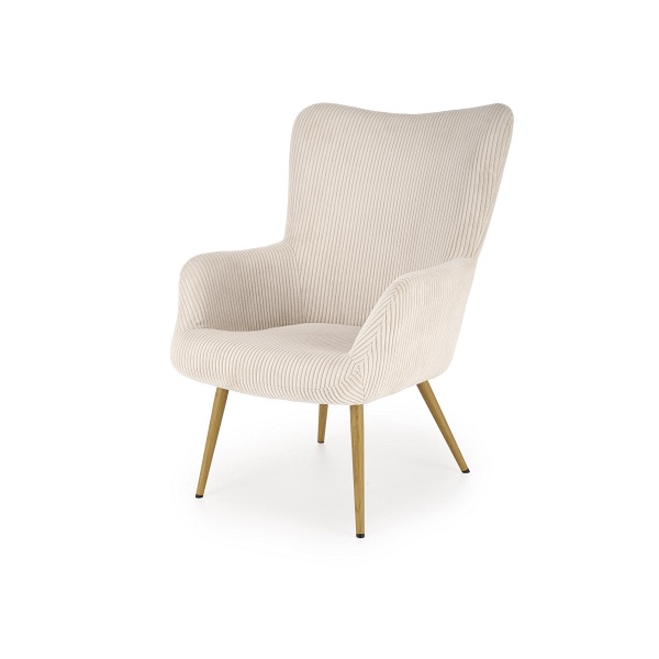 Fotel AMARO wypoczynkowy, kremowy - Halmar