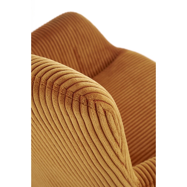 Fotel AMARO wypoczynkowy, musztardowy - Halmar