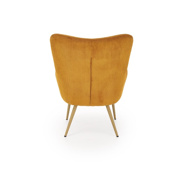 Fotel AMARO wypoczynkowy, musztardowy - Halmar