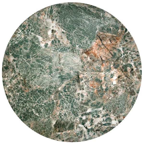 INES zestaw 2 ław, zielony marmur / czarny - Halmar