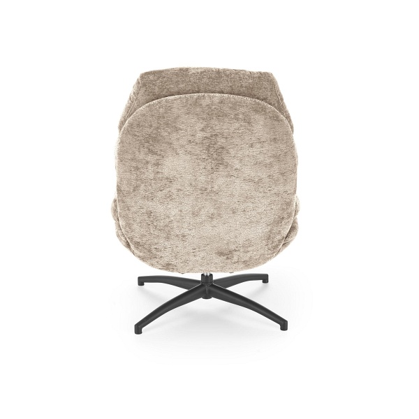 Fotel DARIO wypoczynkowy z podnóżkiem oraz z funkcją kołyski, beżowy - Halmar