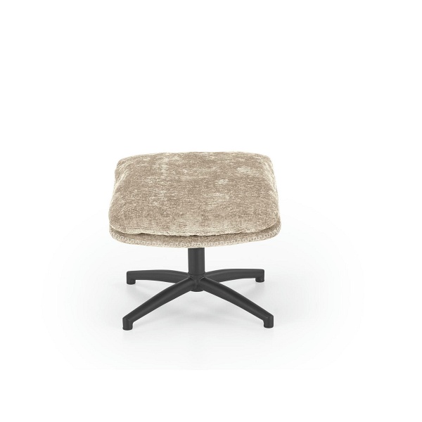 Fotel DARIO wypoczynkowy z podnóżkiem oraz z funkcją kołyski, beżowy - Halmar