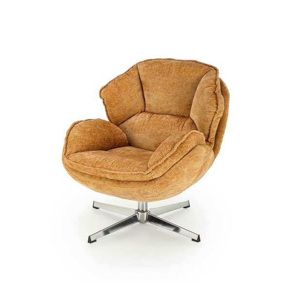 Fotel GUIDO wypoczynkowy musztardowy - Halmar