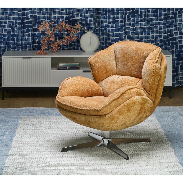 Fotel GUIDO wypoczynkowy musztardowy - Halmar