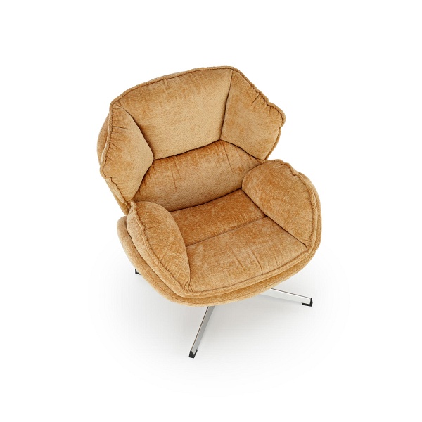 Fotel GUIDO wypoczynkowy musztardowy - Halmar