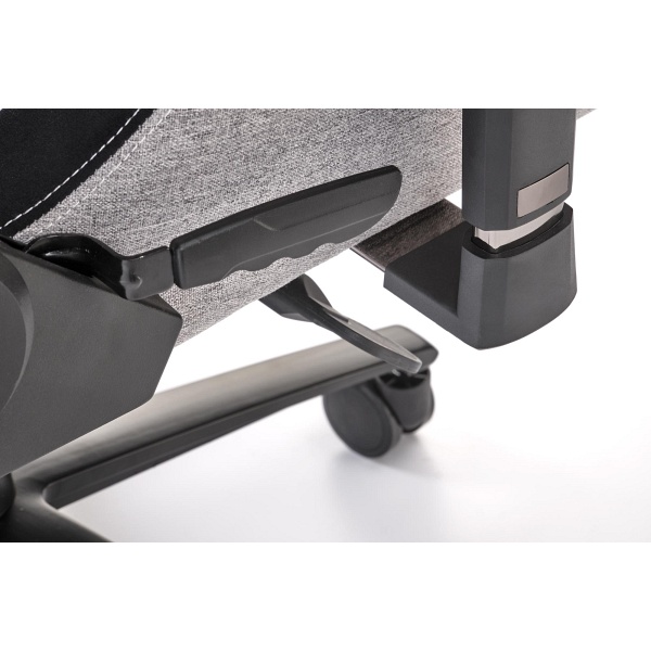 Fotel ALISTER gabinetowy popielaty / czarny - Halmar