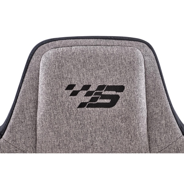 Fotel ALISTER gabinetowy popielaty / czarny - Halmar