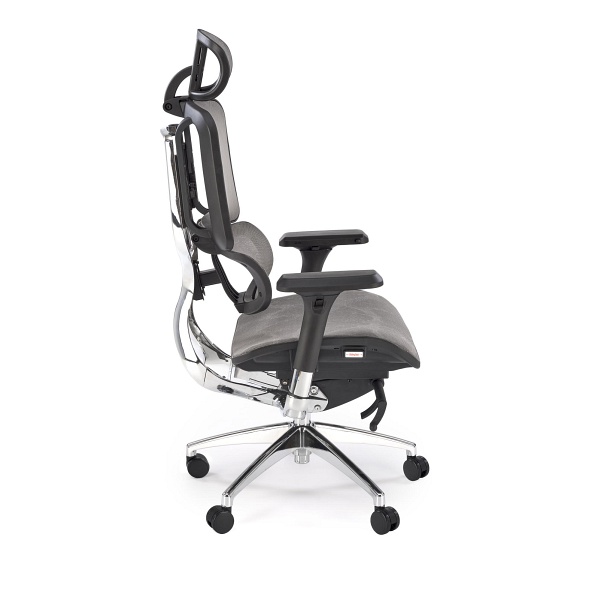 Fotel ETHAN gabinetowy popielaty - Halmar