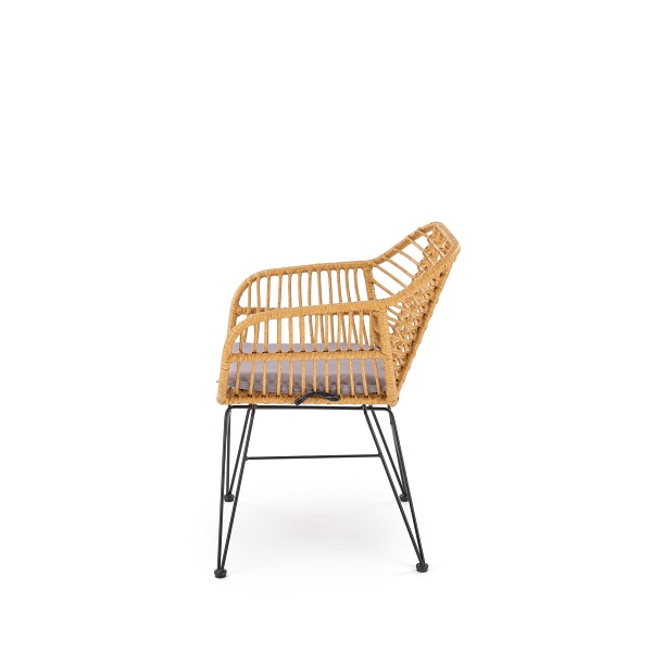 Krzesło K541 naturalny / popielaty - Halmar