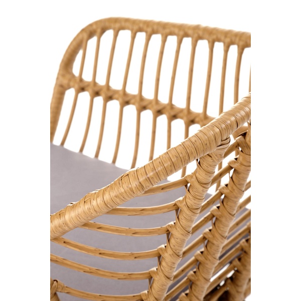 Krzesło K541 naturalny / popielaty - Halmar