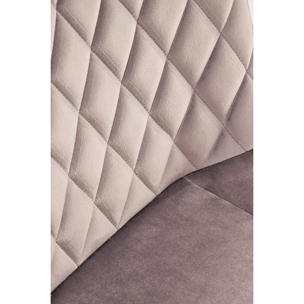 Krzesło K520 nogi - czarne, siedzisko - beżowy - Halmar