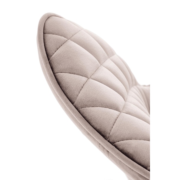 Krzesło K520 nogi - czarne, siedzisko - beżowy - Halmar