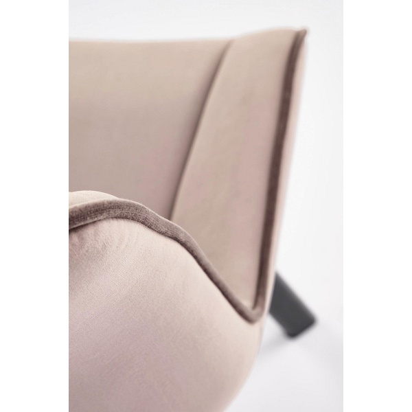 Krzesło K520 nogi - czarne, siedzisko - beżowy - Halmar