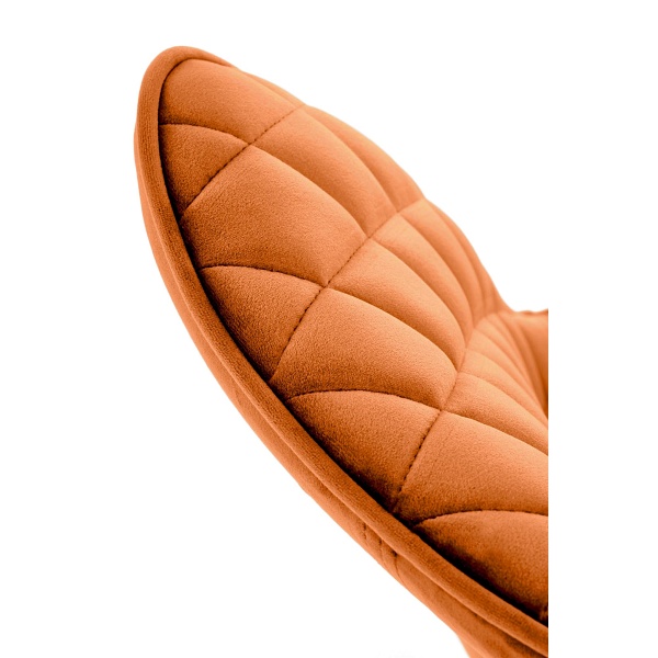 Krzesło K520 nogi - czarne, siedzisko - cynamonowy - Halmar