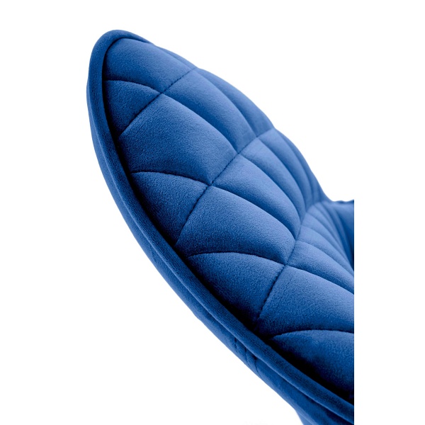 Krzesło K520 nogi - czarne, siedzisko - granatowy - Halmar