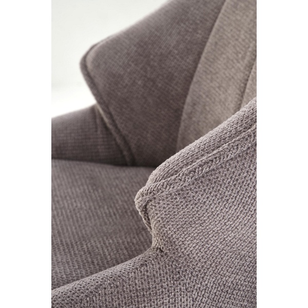 Hoker H122 nogi - czarny, siedzisko - popielaty - Halmar