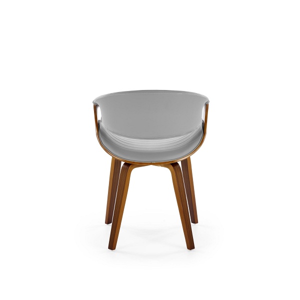 Krzesło K544 popielaty / orzechowy - Halmar