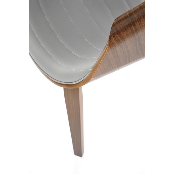 Krzesło K544 popielaty / orzechowy - Halmar