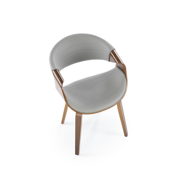 Krzesło K544 popielaty / orzechowy - Halmar